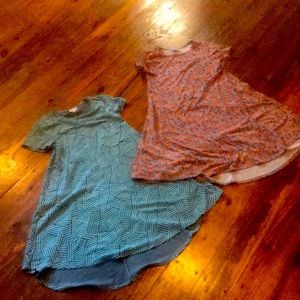 LulaRoe XS Carly dress lot/bundle